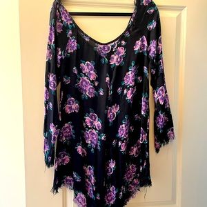 Flowy floral dress